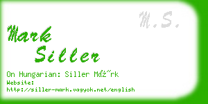 mark siller business card